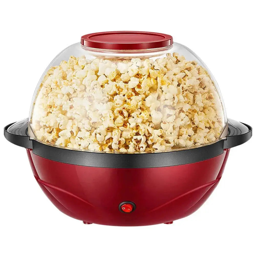 850w Electric Dome Popcorn Maker with Clear Lid