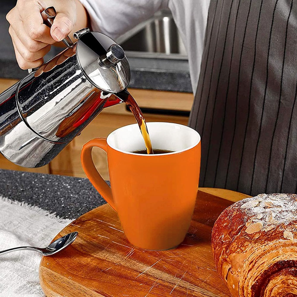 Homvare Porcelain Coffee Mug, Tea Cup, 10 oz