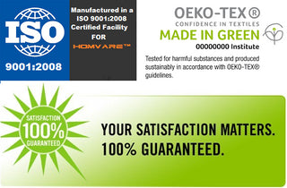 Homvare Table Placemats, Holiday Dinner, Parties, Home Décor, Woven Tapestry 13”X19”-Set of 4