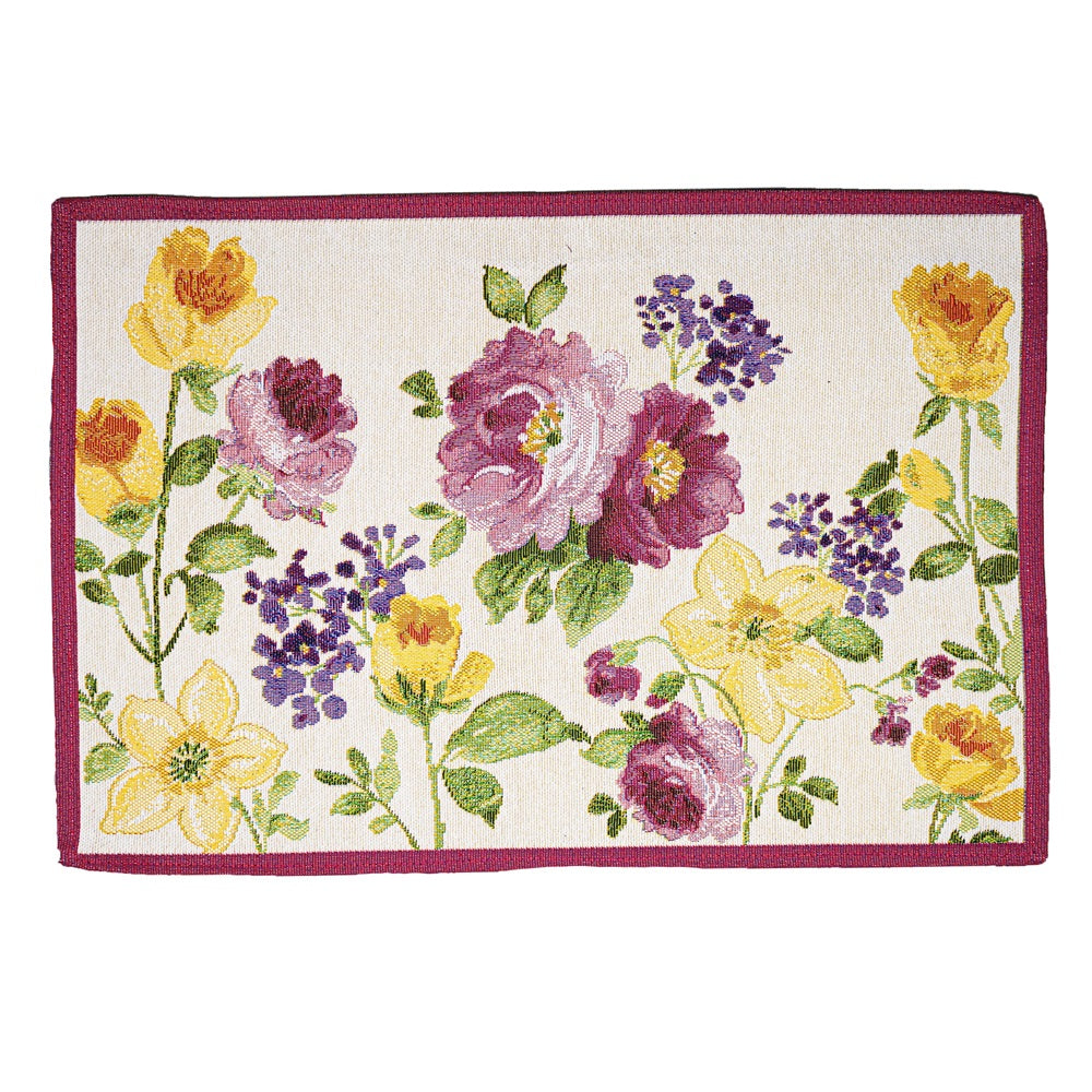 Homvare Table Placemats, Holiday Dinner, Parties, Home Décor, Woven Tapestry 13”X19”-Set of 4