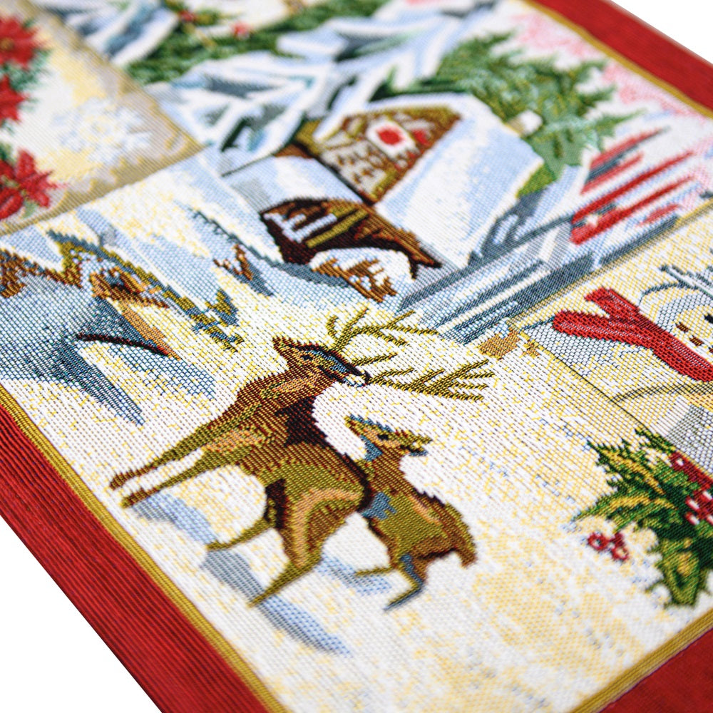 Homvare Table Placemats, Holiday Dinner, Parties, Home Décor, Woven Tapestry 13”X19”-Set of 4