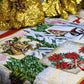 Homvare Christmas Table Full Length Runner for Holiday Dinner, Parties, Woven Tapestry 13”x72” - Scenery