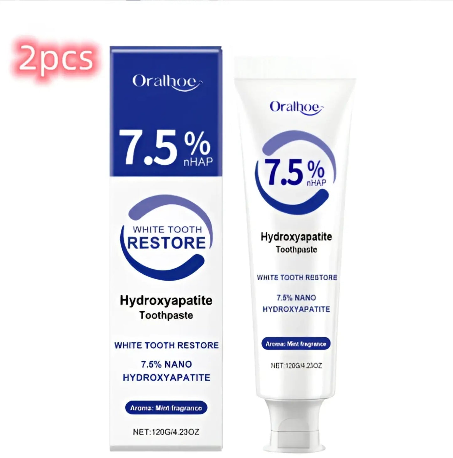 Hydroxyapatite Toothpaste Oral-b Mint Whitening 7.5% Nhap
