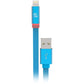 SCOSCHE FlatOut LED 3' Charge & Sync Cable with LED Indicator for Lightning devices