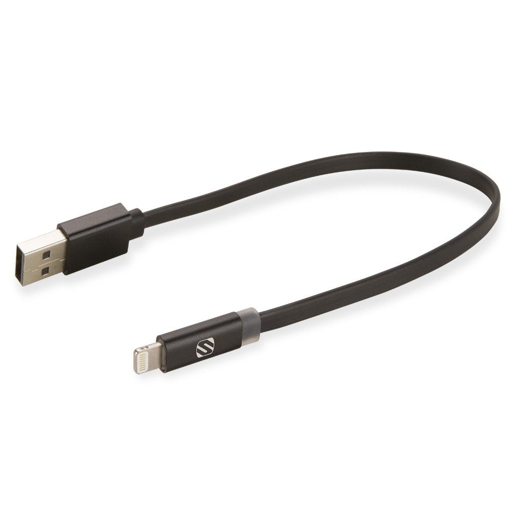 SCOSCHE FlatOut LED 3' Charge & Sync Cable with LED Indicator for Lightning devices