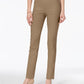 Charter Club Women's Chelsea Tummy Control Skinny-Leg Ankle Pants Honey Size 10