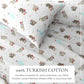 4-Piece Turkish Cotton Christmas Flannel Sheet - Whittaker Collection