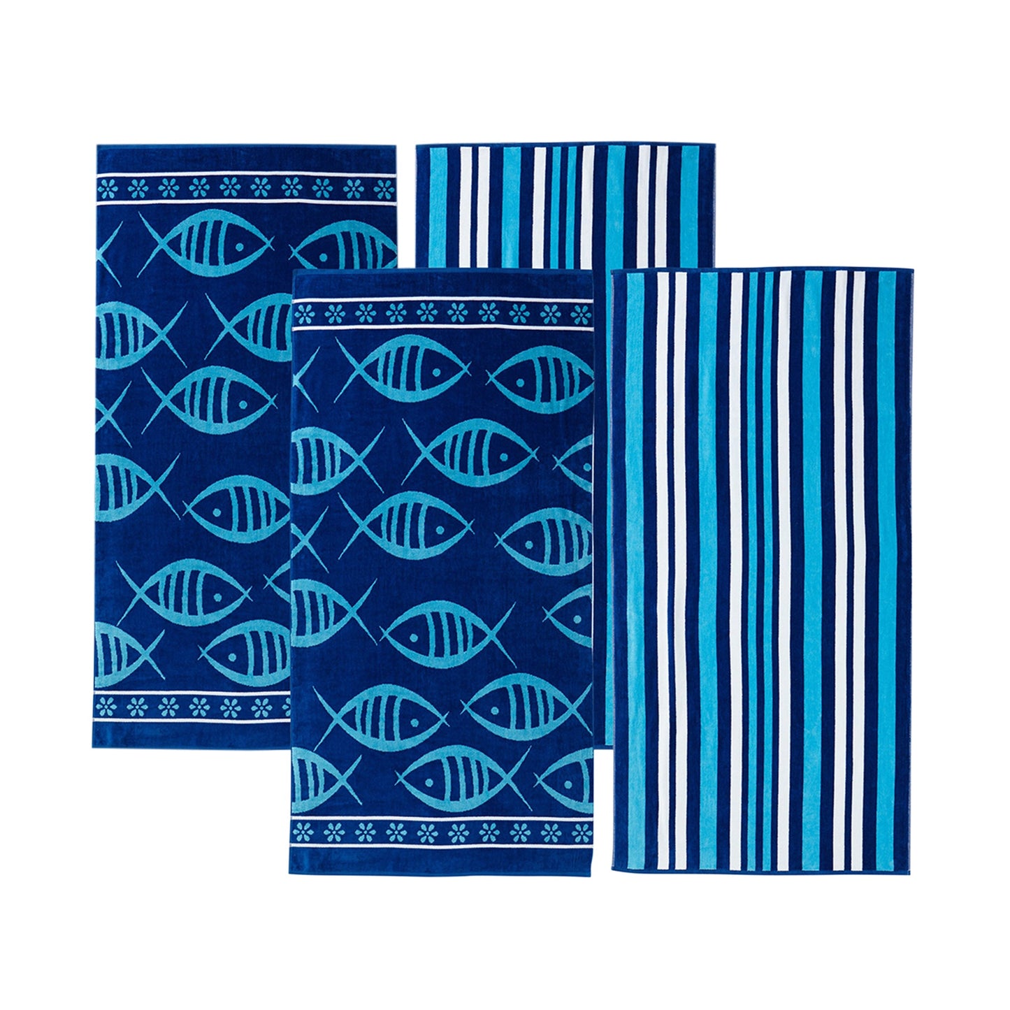 Cotton Velour Beach Towel - Maui Collection