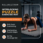 BalanceFrom Fitness 144 Sq Ft Interlocking EVA Foam Exercise Mat Tiles, Gray