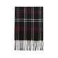 Steve Madden Women's Mid Weight Cozy Plaid Muffler Scarf Black Size Regular