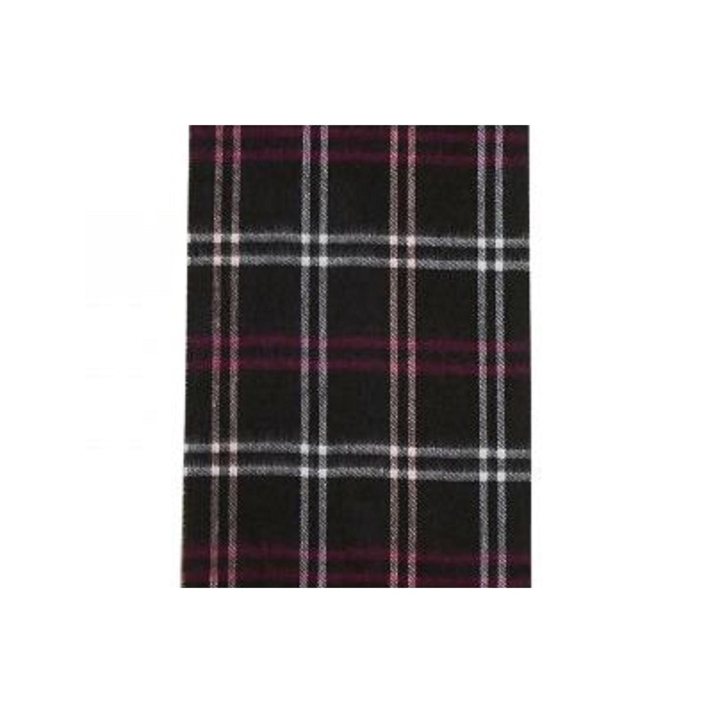 Steve Madden Women's Mid Weight Cozy Plaid Muffler Scarf Black Size Regular