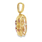 2.80ct Ruby Diamond Fashion Pendants 14KT Yellow Gold