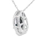 .03ct Onyx Diamond Fashion Pendants 10KT White Gold