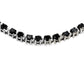 2.27ct Black Diamond Tennis Bracelet Sterling Silver