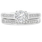 Cubic Zirconia CZ SS Bridal Sterling Silver