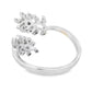.10ct Diamond Ring Sterling Silver