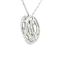 .52ct Peridot Diamond Fashion Pendants 10KT White Gold