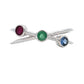 .31ct Sapphire Ruby Ring 14KT White Gold