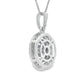 Lab Grown Diamond Fashion Pendants 14KT White Gold