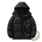 Insulated Hooded Quilted Puffer Jacket for Outdoor Sports