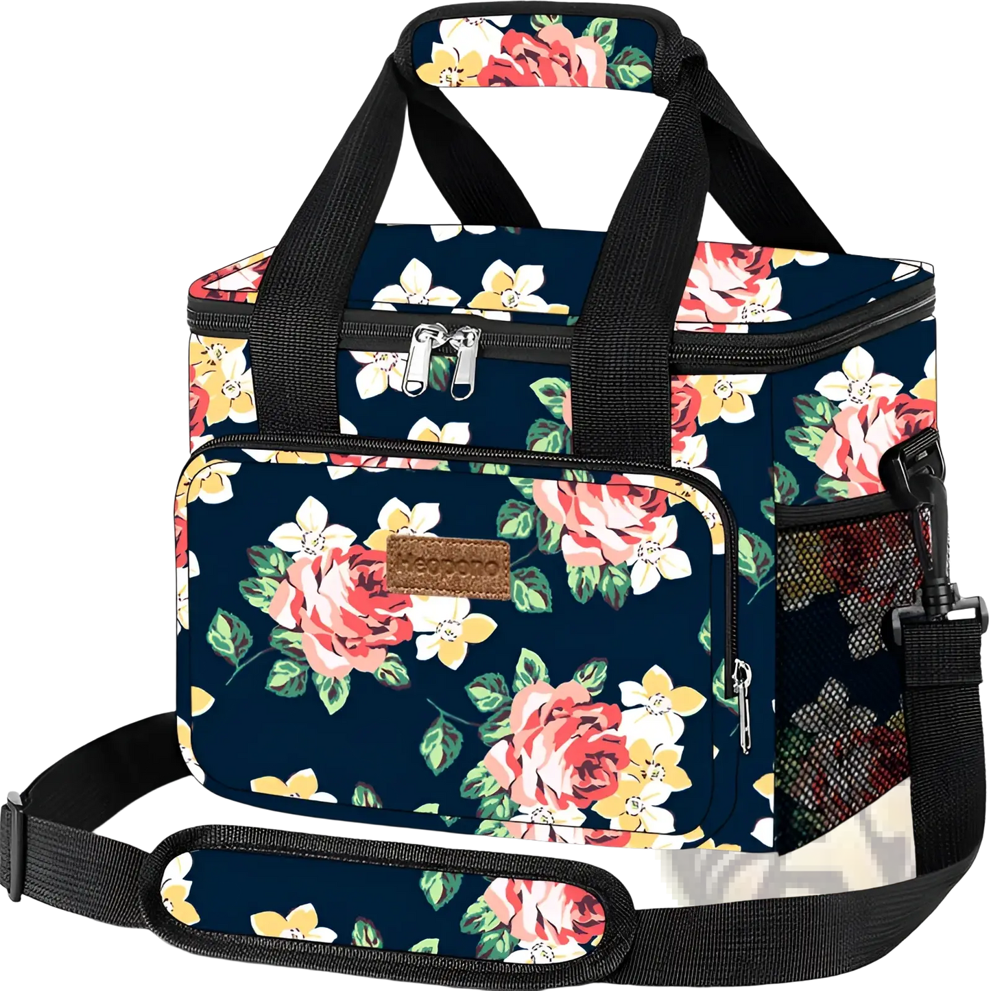Insulated Lunch Bag Large Portable Crossbody Case