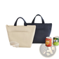 Insulated Oxford Bento Lunch Bag with Zipper Closure