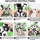 Interactive Halloween Dog Soccer Ball with Grab Tabs