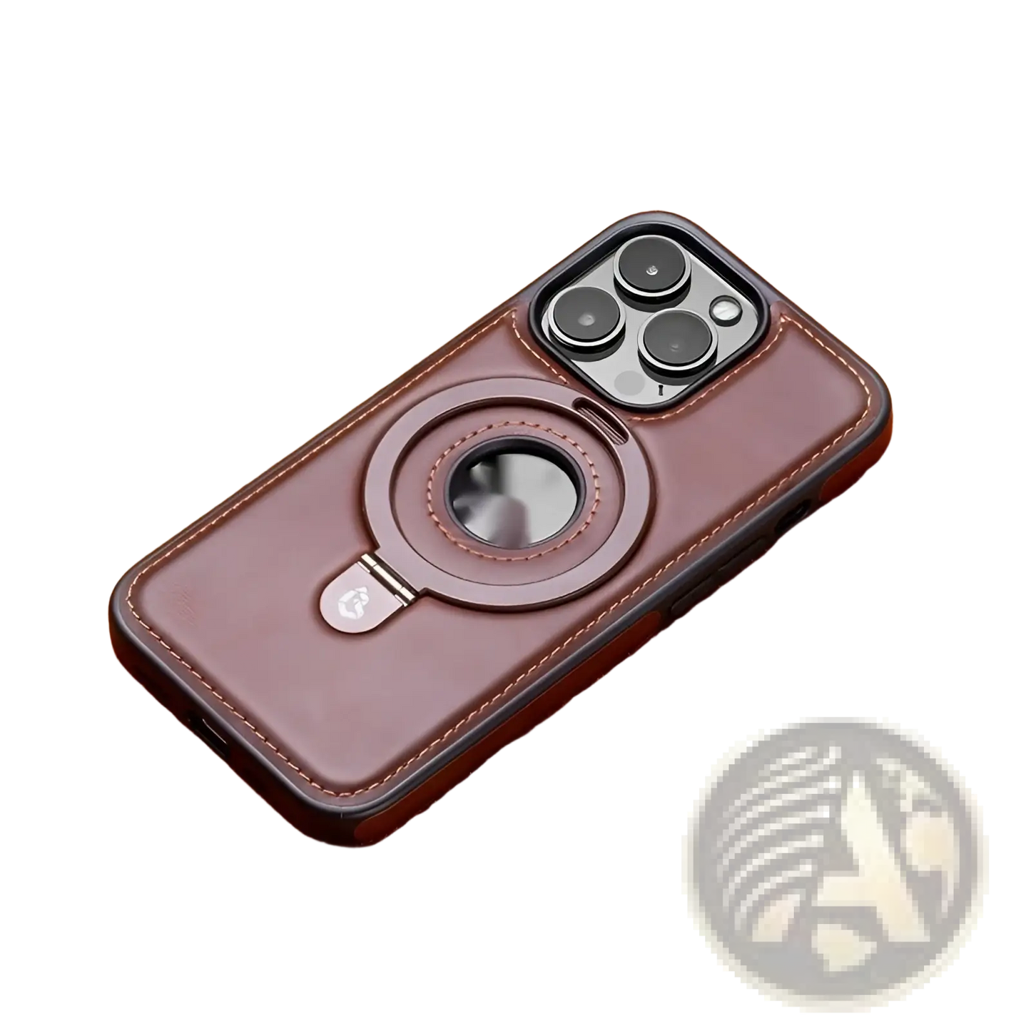 Iphone 16 Pro Max Magnetic Leather Case with Stand