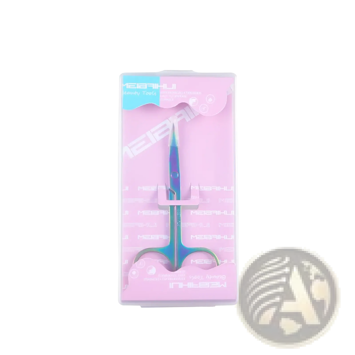 Iridescent Stainless Steel Butterfly Eyebrow Trimmer Scissors