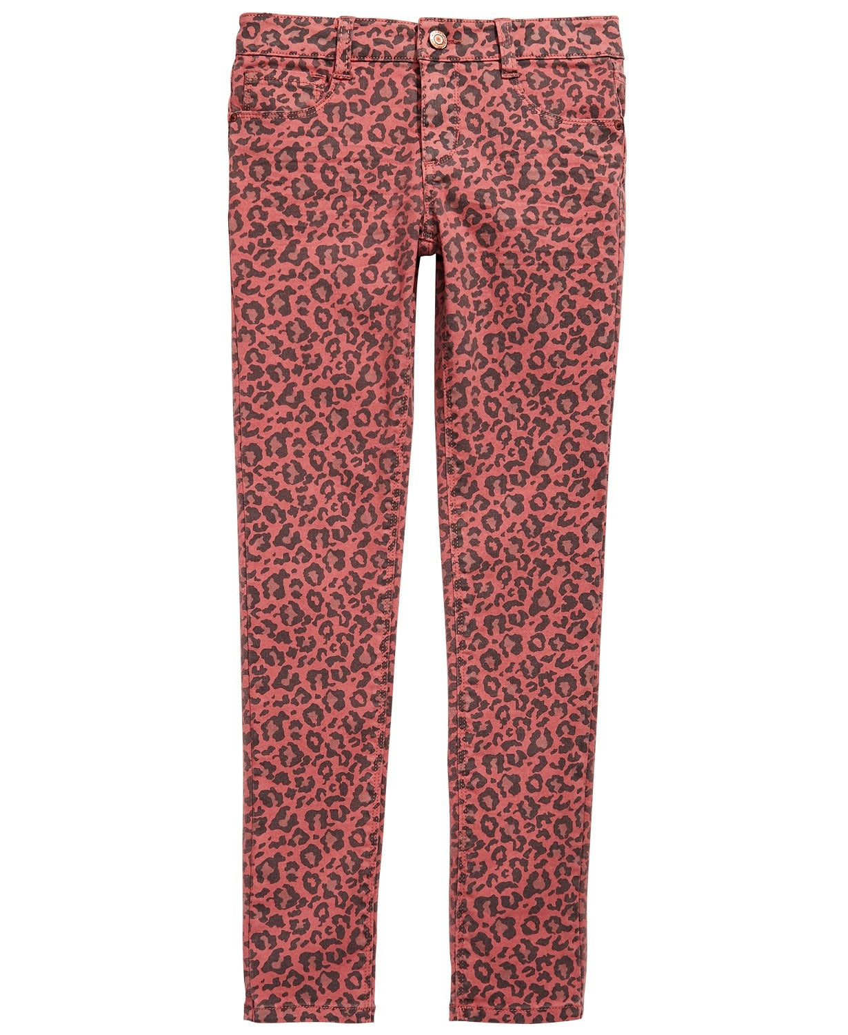 Imperial Star Big Girls Animal-Print Jeans Tea Rose Size 14"
