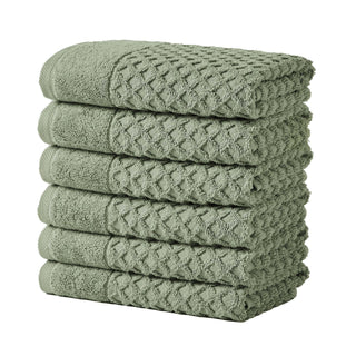 Cotton Diamond Waffle Weave Bath Towel Set - Grayson Collection