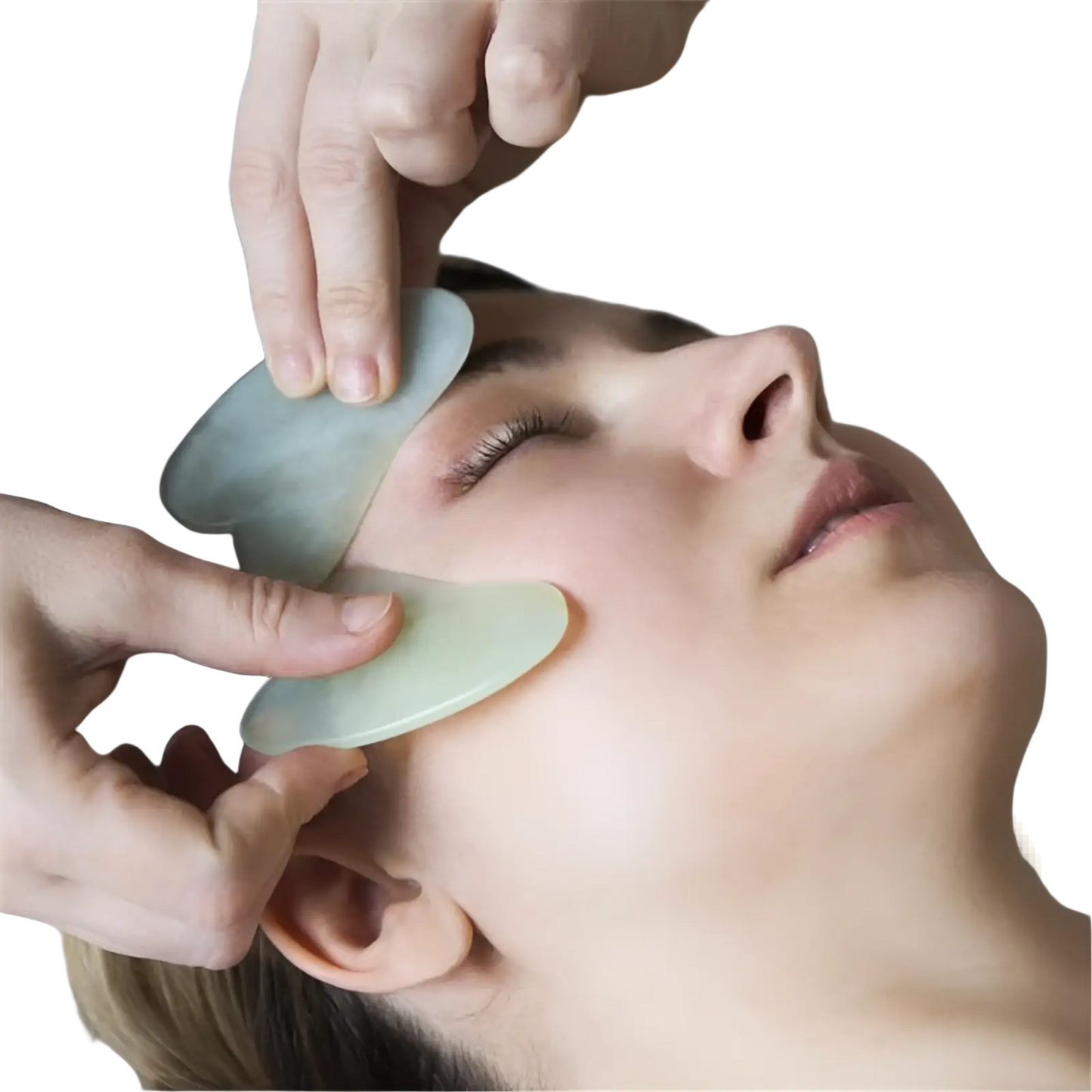 Jade Gua Sha Facial Massage Tool for Skin Care
