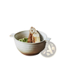 Japanese Stoneware 6 Inch Binaural Ceramic Soup Bowl