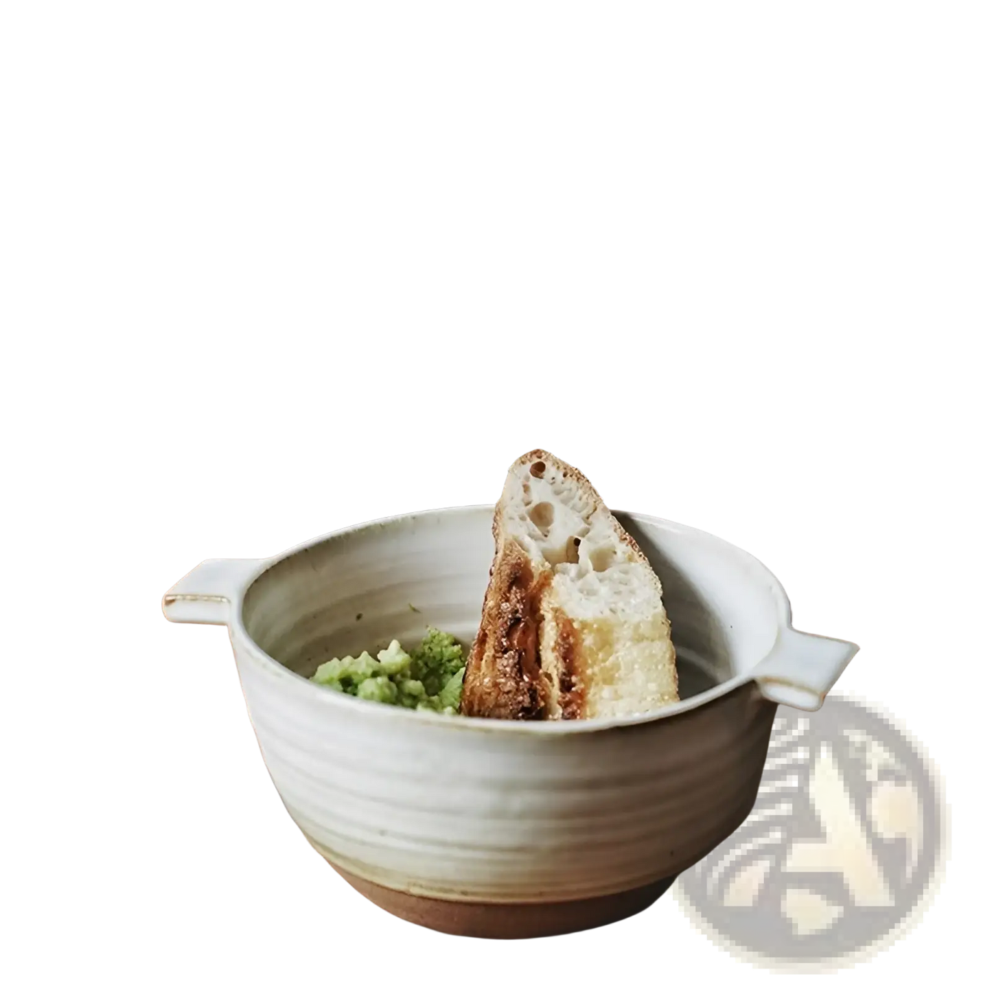 Japanese Stoneware 6 Inch Binaural Ceramic Soup Bowl