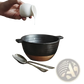 Japanese Stoneware 6 Inch Binaural Ceramic Soup Bowl
