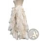 Tiered Ruffle Tulle A-line Lace Midi Skirt