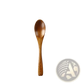 Japanese Wooden Honey Spoon Handcrafted Hemu Wood