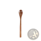 Japanese Wooden Honey Spoon Handcrafted Hemu Wood