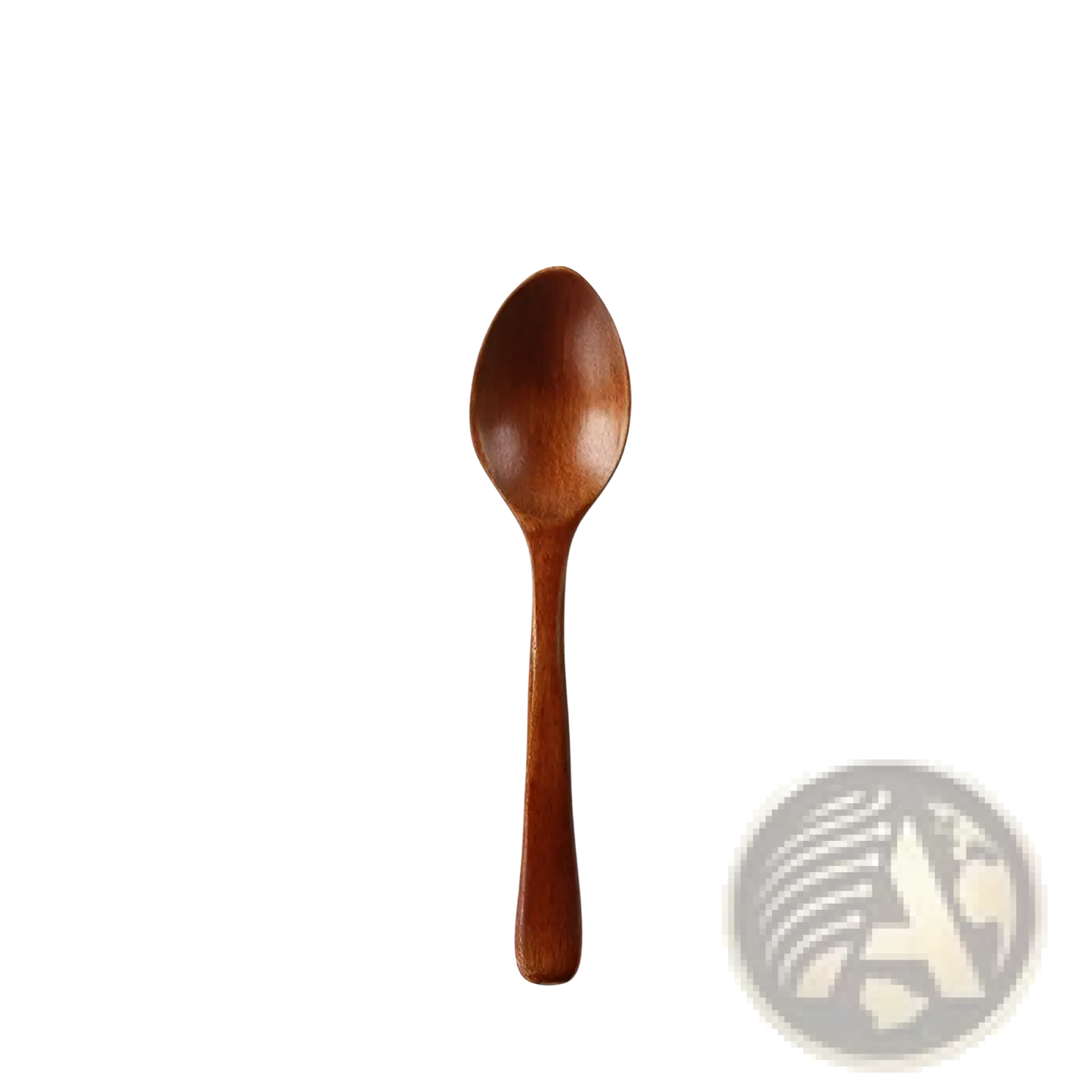 Japanese Wooden Honey Spoon Handcrafted Hemu Wood