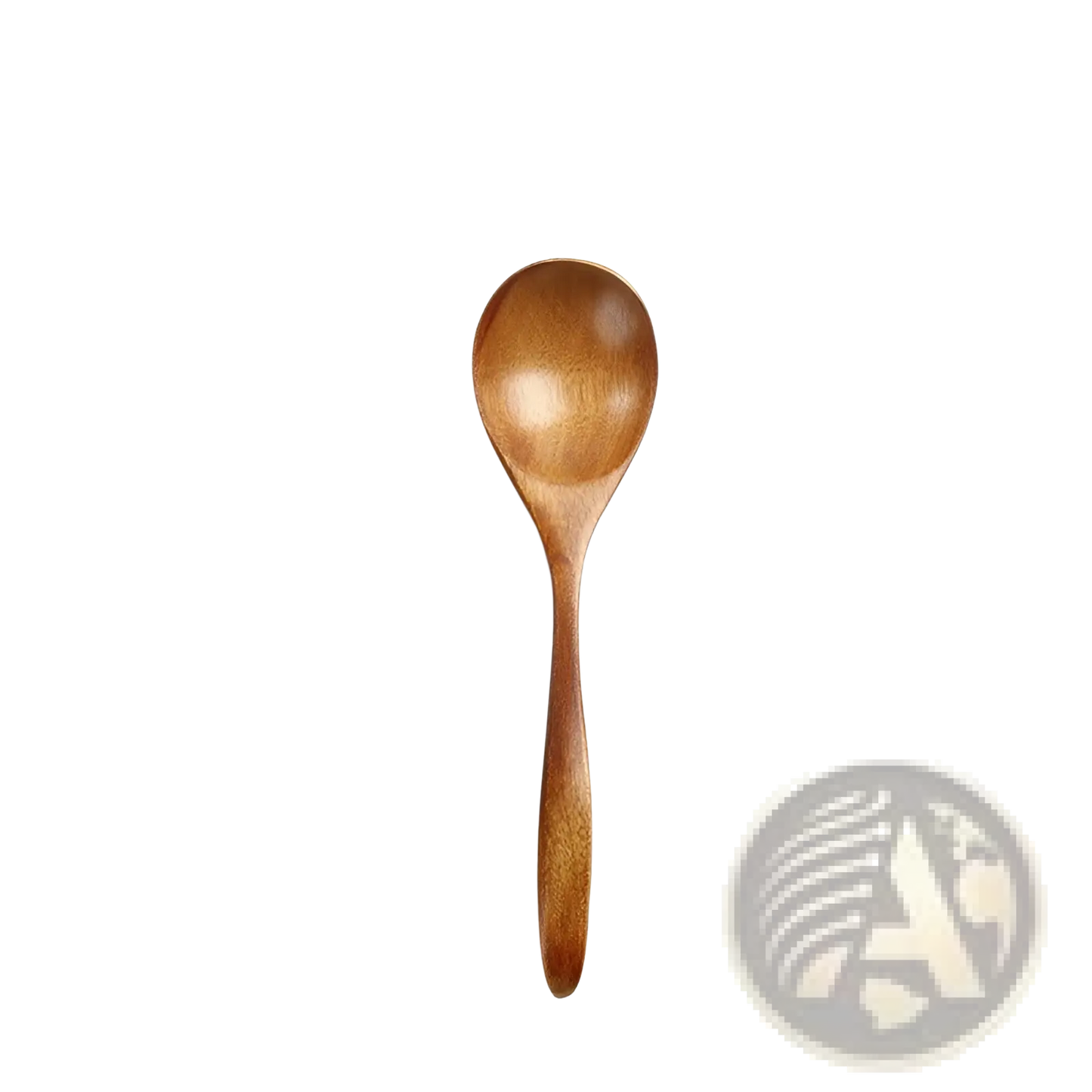 Japanese Wooden Honey Spoon Handcrafted Hemu Wood