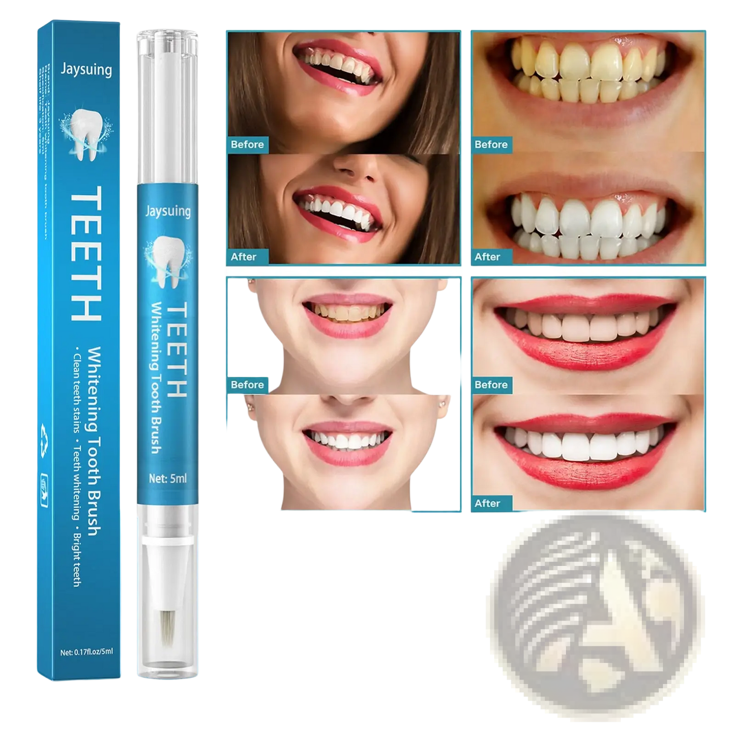 Jaysuing Herbal Teeth Whitening and Stain Remover Pen