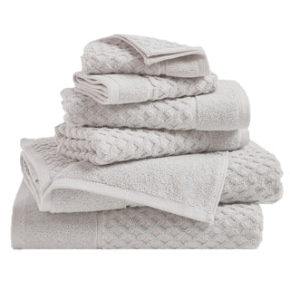 Cotton Diamond Waffle Weave Bath Towel Set - Grayson Collection