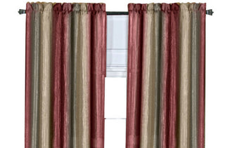 JC Penny Ombre Rod-Pocket Curtain Panel 50X84 : Burgundy