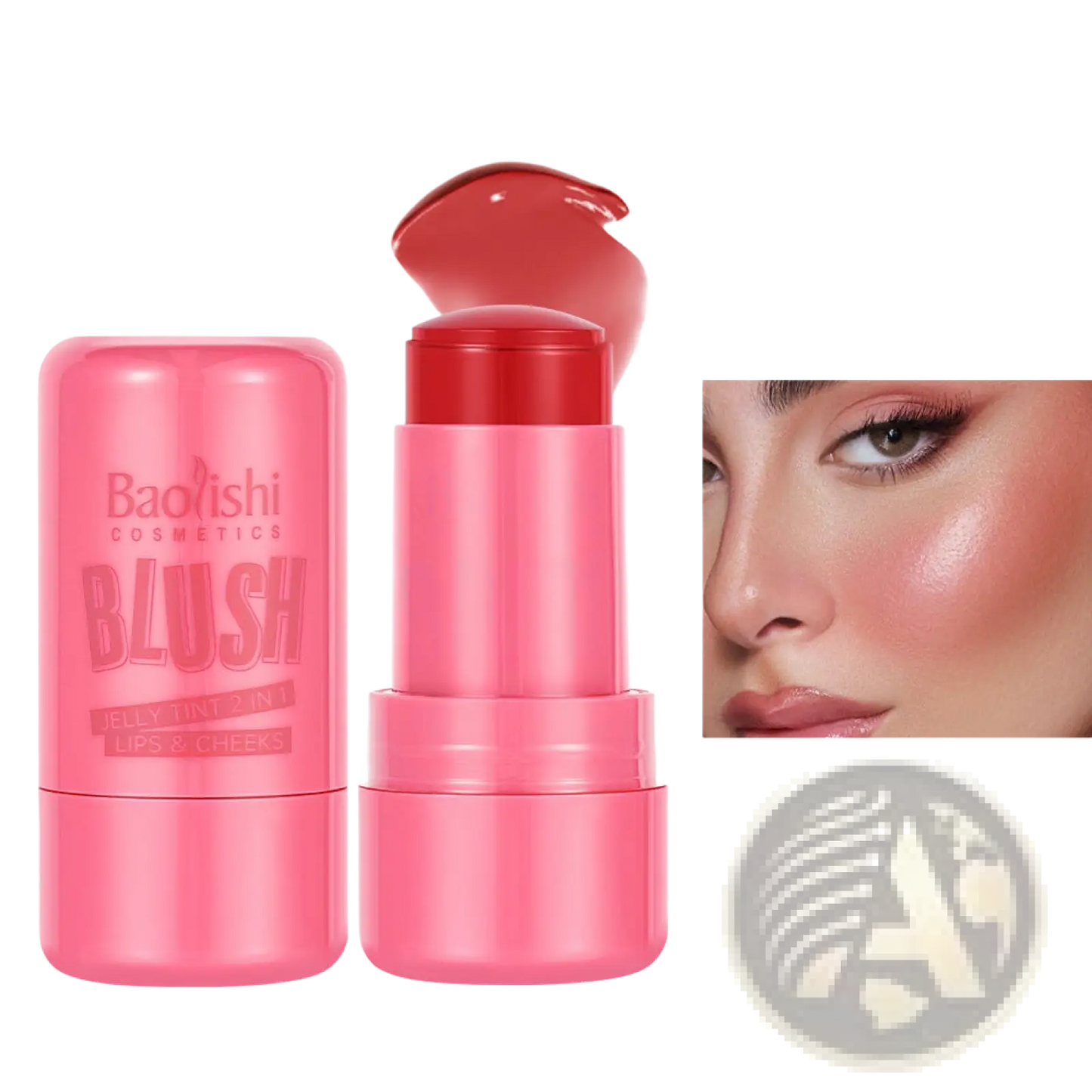 Jelly Blush Stick Shimmer Lip and Cheek Tint 26.5g