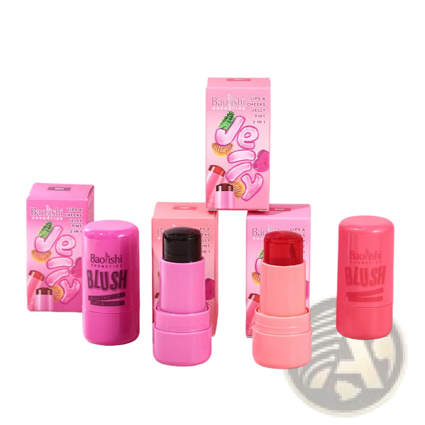 Jelly Blush Stick Shimmer Lip and Cheek Tint 26.5g