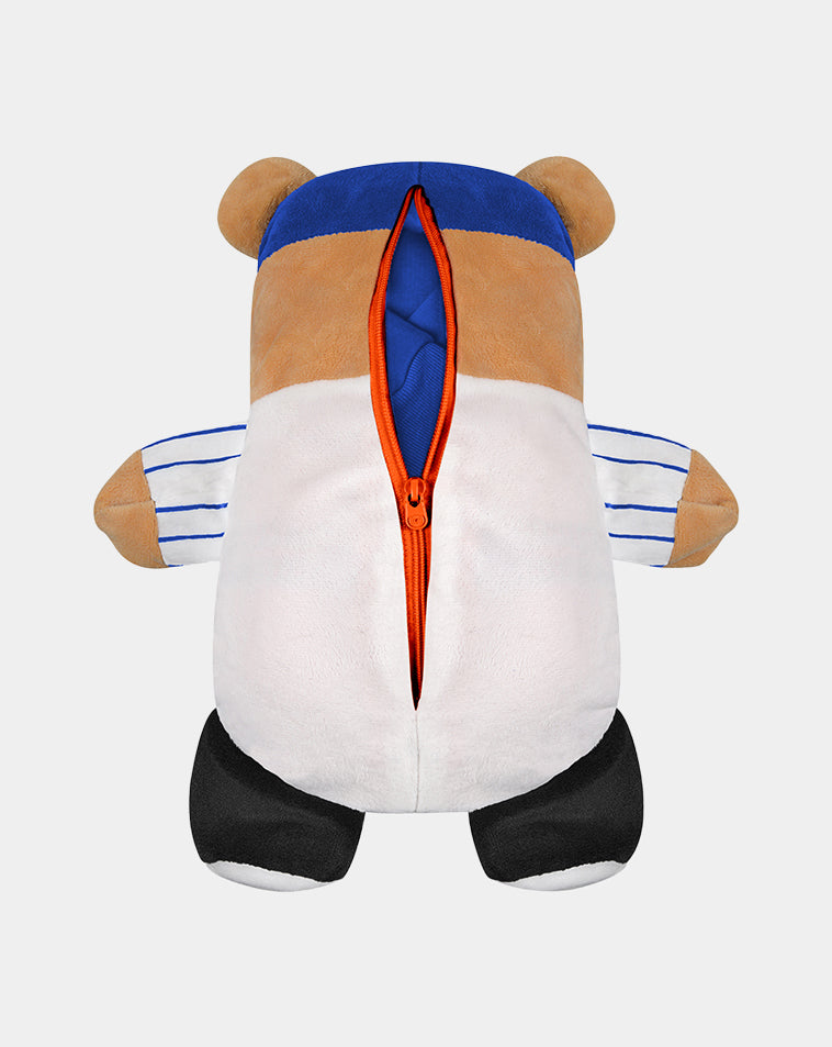 Cubcoats Kid's Toddler  New York Mets 2-in-1 Transforming Full-Zip Hoodie & Soft Plushie Royal