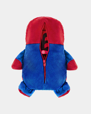 Cubcoats Transforming 2 in 1 Toddler Unisex Marvel's Spider Man 2-in-1 Stuffed Animal Hoodie Red