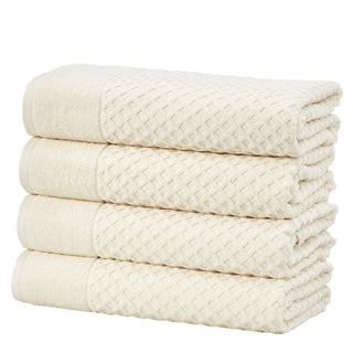 Cotton Diamond Waffle Weave Bath Towel Set - Grayson Collection