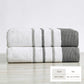 Decorative Cotton Stripe Bath Towel Set - Noelle Collection
