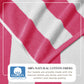 Cotton Velour Cabana Stripe Beach Towel - Novia Collection